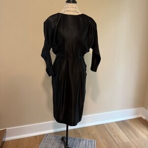All That Jazz Vintage 80's Black Dress Size 00